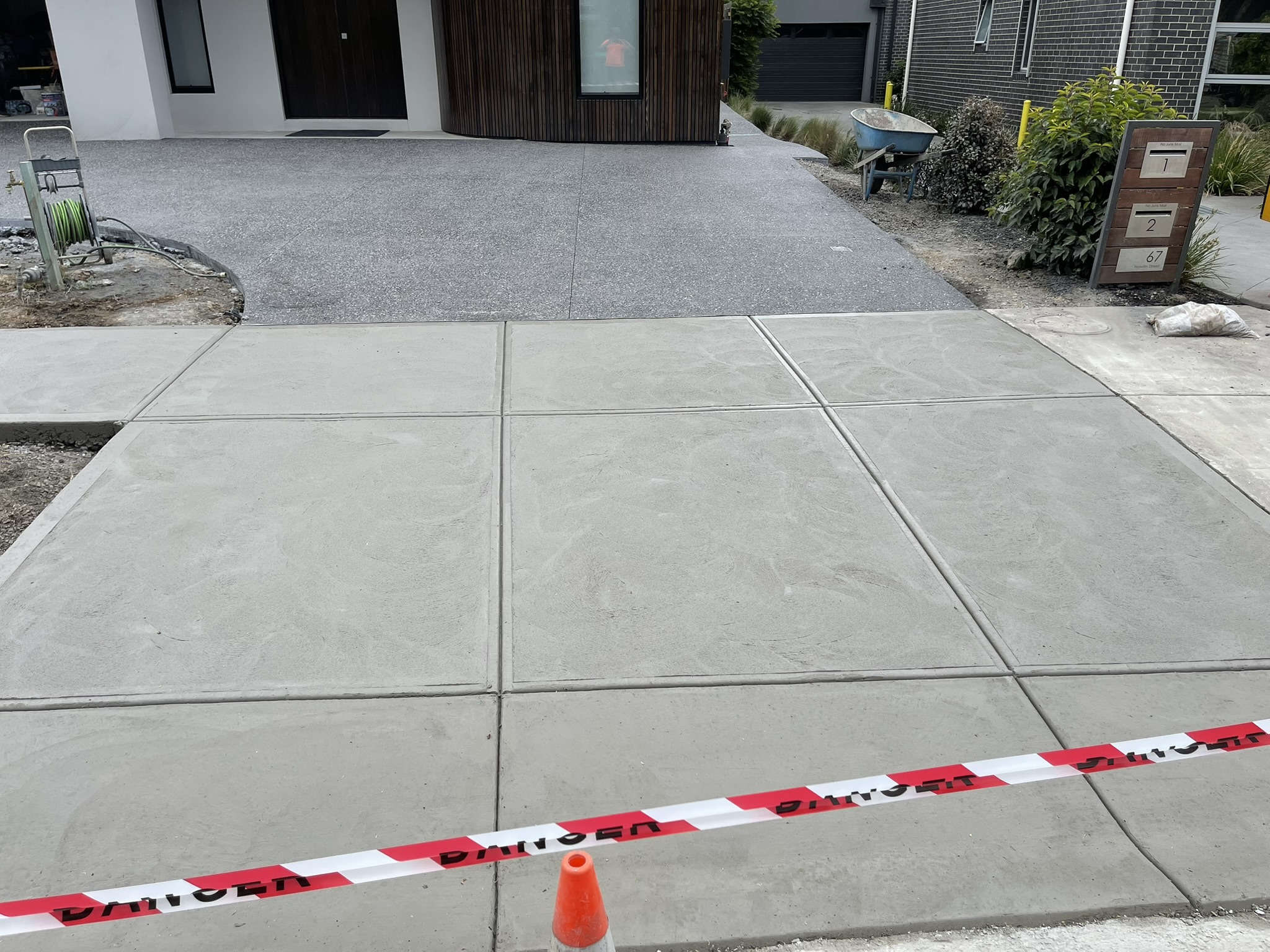 Driveway — Sweeping Driveway Rebuild by All Rounder Concreting in Melbourne